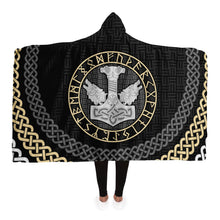 Load image into Gallery viewer, Mjolnir Hooded Blanket