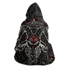 Load image into Gallery viewer, Baphomet Hooded Blanket