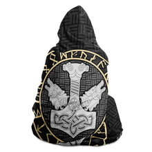 Load image into Gallery viewer, Mjolnir Hooded Blanket
